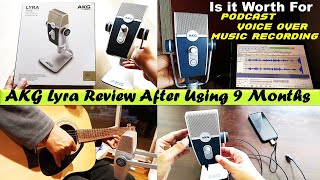 Video thumbnail for AKG Lyra review after using 9 months | Long term use review | Professional Studio Mic #akglyra by The Conscious Tech