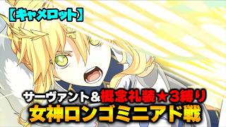 【FGO】サーヴァント＆概念礼装「★3以下」縛り｜Part14 女神ロンゴミニアド戦