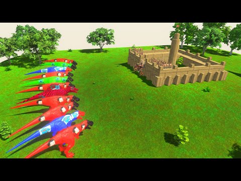 Can Sparta Defend Castle Against HUGE Armies - Animal Revolt Battle Simulator