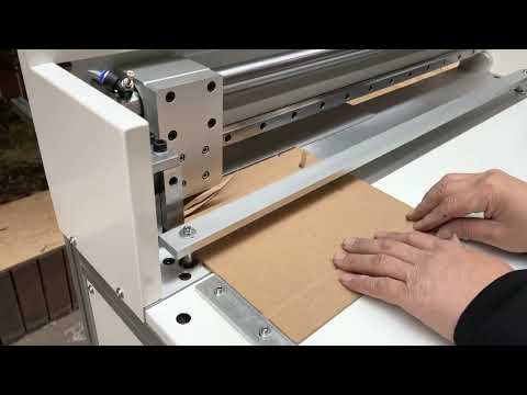 KC550A Simple semi-auto MDF/Cardboard V grooving machine for sample making