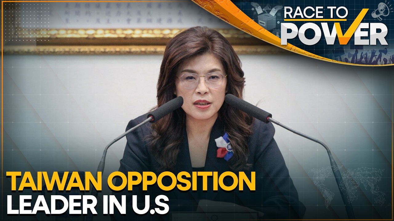 Taipei: Opposition KMT Leader Heads To US For Two-Week Visit | WION Race To Power