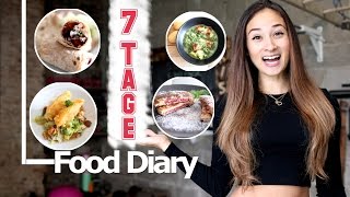 Food Diary - Deutsch - Ganze Woche - Nährwerte - Meine Ernährung - Gesunder Ernährungsplan