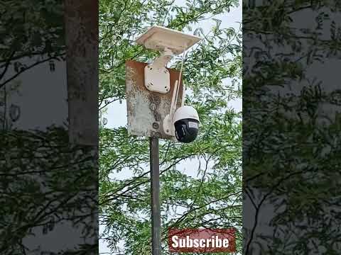 4G SOLAR 360° ROTATE WIFI CCTV CAMERA #shorts