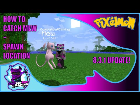 HOW TO CATCH MEW AND SPAWN LOCATIONS - MINECRAFT PIXELMON 8.3.1