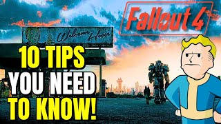 Fallout 4 Tips and Tricks I WISH I KNEW EARLIER!!