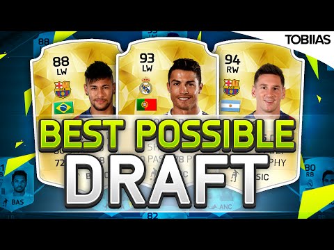 RONALDO + MESSI + NEYMAR = THE BEST POSSIBLE DRAFT!!! FIFA 16 Ultimate Team