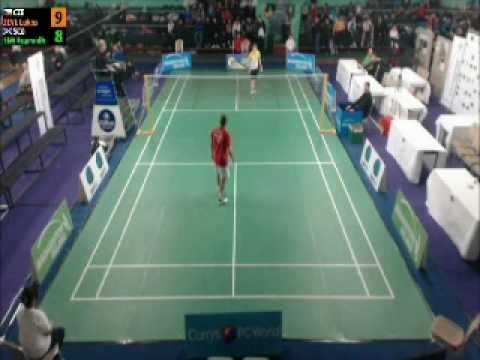 Irish Open 2012 Mens Singles Q2 Lucas Zevl (CZE) v Ruaraidh Sim (SCO)