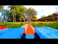 Hot Wheels Backyard Mega Track With Fence Ride Boosted