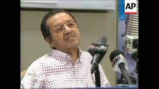 MALAYSIA: KUALA LUMPUR: ANWAR IBRAHIM RALLY ENDS I