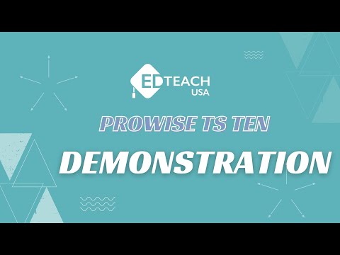 Demonstration Prowise Touchscreen Ten
