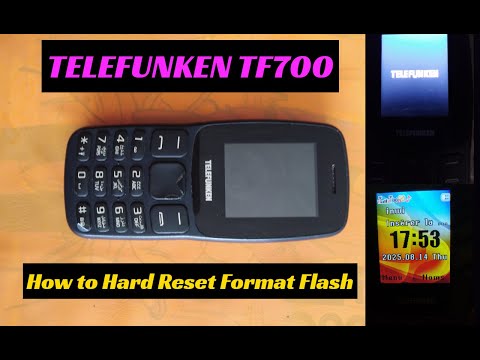 How to Hard Reset TELEFUNKEN TF700 - Bypass Screen / Format Flash