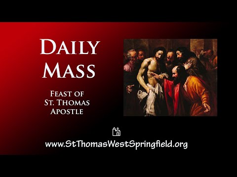 Daily Mass Saturday, July 3, 2021