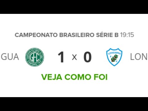 Guarani 1 x 0 Londrina | Melhores Momentos ( COMPLETO ) | Campeonato Brasileiro B 2019