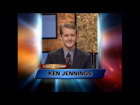 Jeopardy, intro - Ken Jennings DAY 8 (6/11/04)