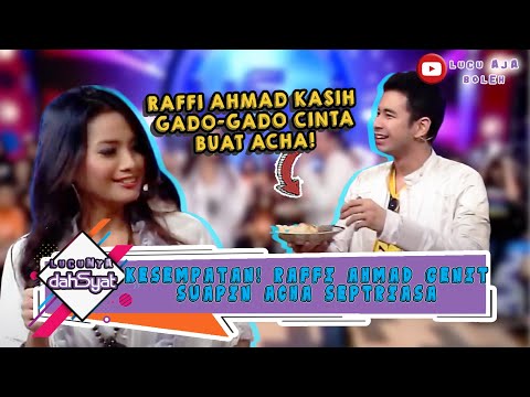 RAFFI AHMAD GENIT MAU SUAPIN ACHA PAKE GADO-GADO! ACHA SAMPE JIJIK - LUCUNYA DAHSYAT