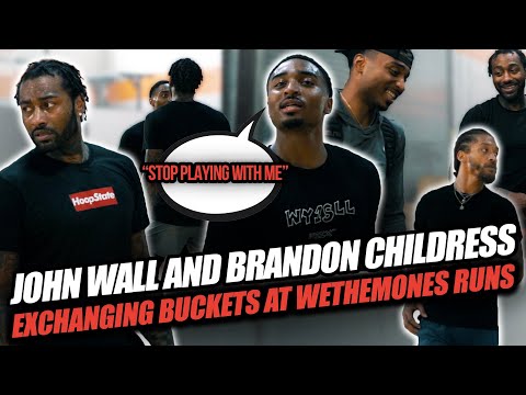 John Wall And Brandon Childress Exchanged Some Tough Buckets  At WeThemOnes Runs In Miami