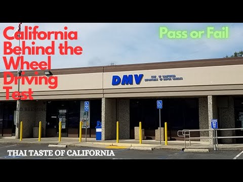 California DMV - Behind the Wheel Driving Test - First Attempt - Pass or Fail?