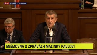 Nechceme zákopovou válku, řekl Babiš. Nastínil svou představu o řešení problémů