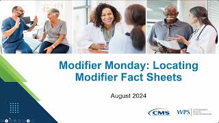 Modifier Monday: Locating Modifier Fact Sheets