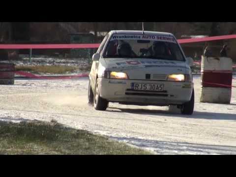 Jacek Wronkowicz / Agata Smaś - Peugeot 106 - KJS Super OeS BARBÓRKA - Gorlice 08-12-2013
