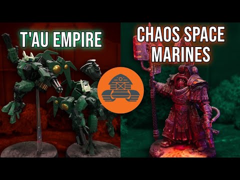T'au Empire vs Chaos Space Marines – 2000pt Battle Report | Warhammer 40k