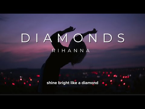 Rihanna - diamonds (lyrics + sped up)