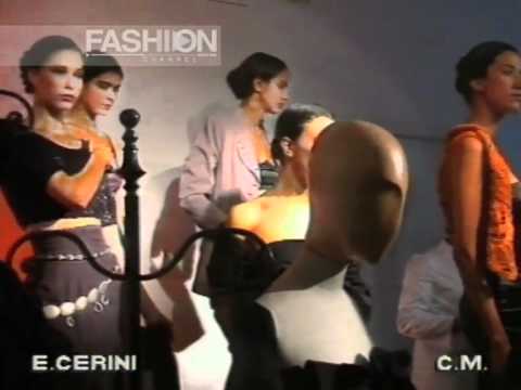 "Ernestina Cerini" Spring Summer 1989 Milan Pret a Porter Woman by Canale Moda