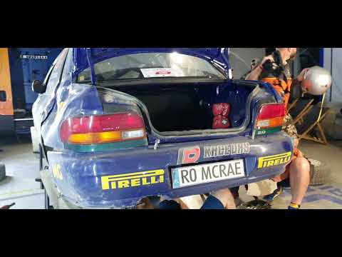 Subaru Impreza 555 service - short video GC8, Rally Poland ERC 2021