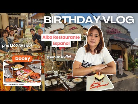 Yummy Spanish buffet for my birthday! | ALBA Restaurante Español Tomas Morato