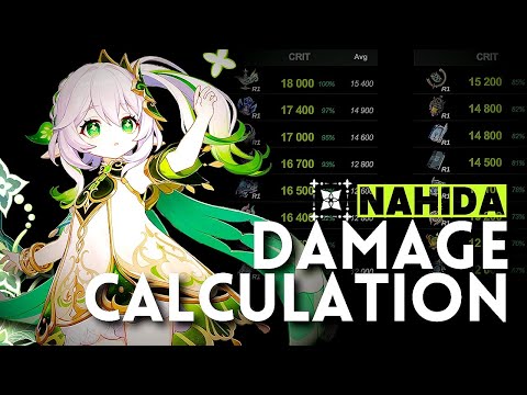 Nahida [Lv. 90/C0] – Skill Damage Calculation | Genshin Impact
