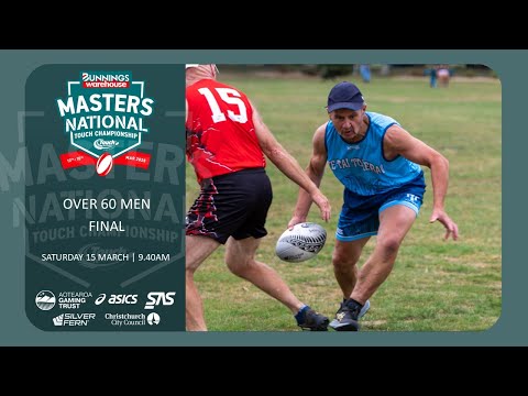 Over 60 Men | Final | North Harbour v Canterbury | 2025 Bunnings Masters National Touch Championship