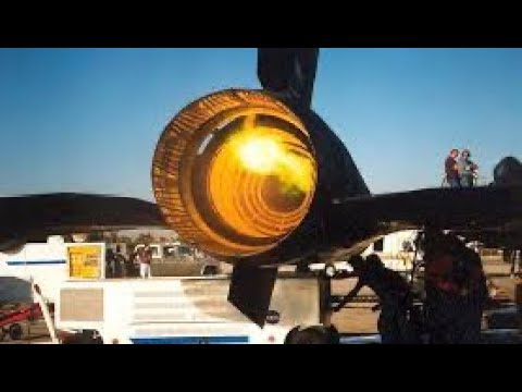Looking at the j58 jet engine of the SR-71 blackbird