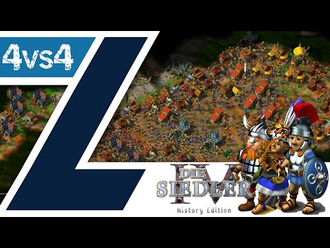 4vs4 Casual Game - Die Siedler 4 HE - Deutsch