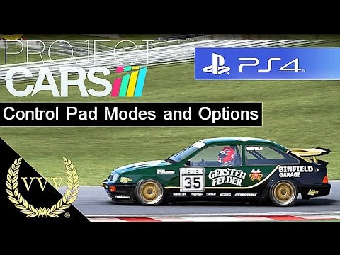 Project Cars - Control Pad Modes and Options PS4 Gameplay
