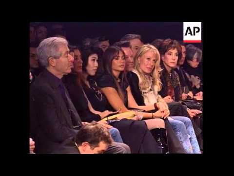 Laurent Mercier shows off his clothes in Paris