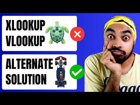 Stop Using XLOOKUP for Large Data in Excel