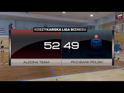 Aldona Team vs PKO Bank Polski - XV kolejka - III Liga Warszawa - Koszykarska Liga Biznesu
