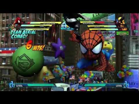 Marvel vs Capcom 3 (PS3)-- Non-Ranked Matches 59 - Ultimate...Web...THROW
