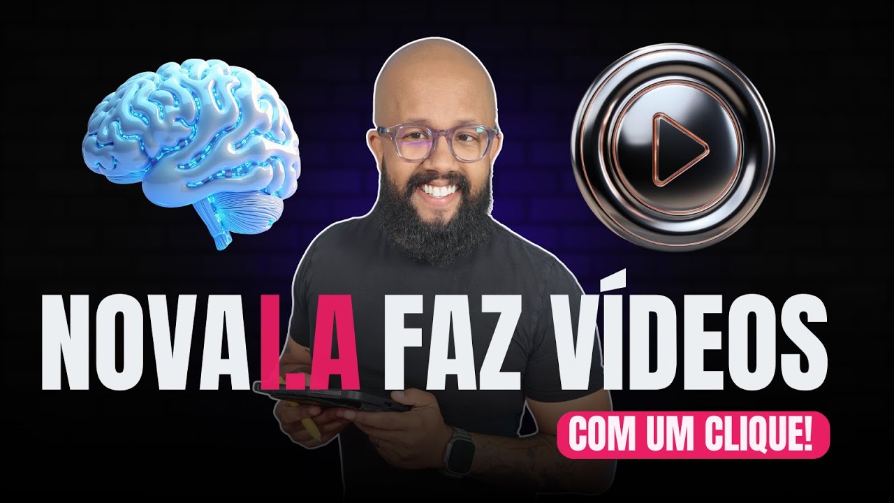 Nova I.A - Como criar vídeos com Inteligência artificial (COM 1 CLIQUE)