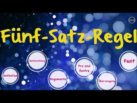 5 Satz Methode & Technik ✅ Beispiele