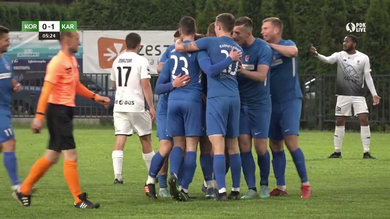 WIDEO: Korona Rzeszów - Karpaty Krosno 1-3 [SKRÓT MECZU]