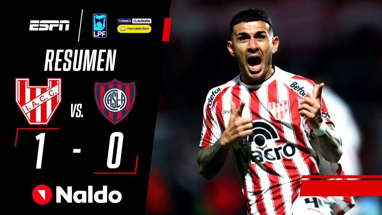 LA GLORIA ES LÍDER Y HUNDIÓ AL CICLÓN EN LA TABLA DE LA ZONA A | Instituto 1-0 San Lorenzo | RESUMEN