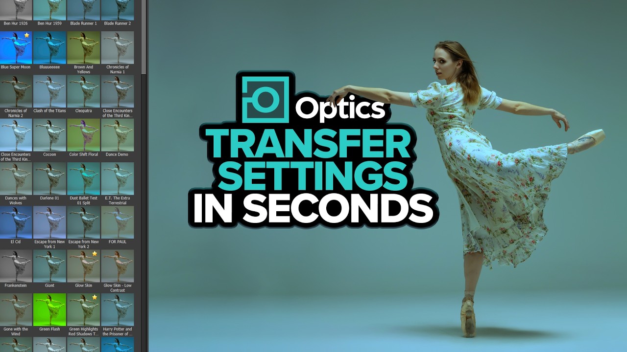 Optics: Transfer Settings in Seconds