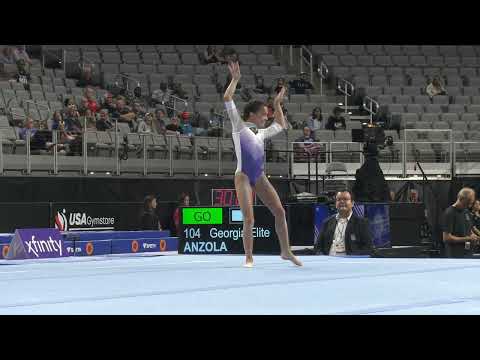 Isabella Anzola - Floor Exercise - 2024 Xfinity U.S. Championships - Women Session 1 Day 2
