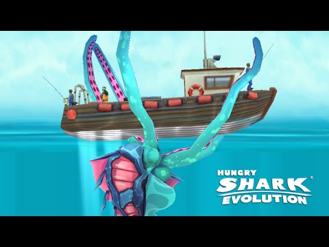 NEW KRAKEN LIVE EVENT 2022! (most human eaten) - Hungry Shark Evolution