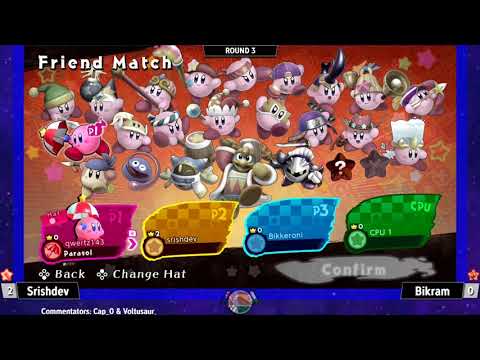 Srishdev (Staff) vs Bikram (Fighter) - Kirby Fighters India Tournament #2