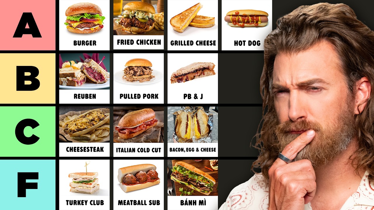 The ULTIMATE Sandwich Tier List