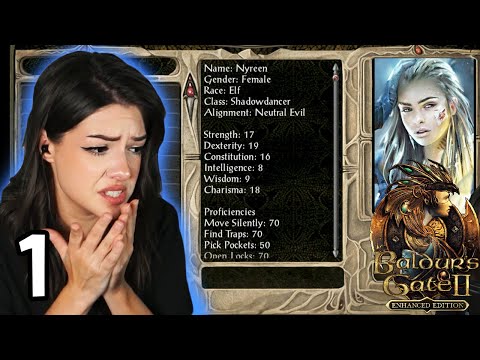 Struggles of Character Creation - Baldur's Gate 2: Enhanced Edition - Let's Play - Day 1