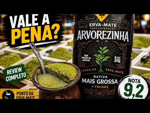 Erva Mate Arvorezinha Moída Grossa + Folhas | Review Completo 