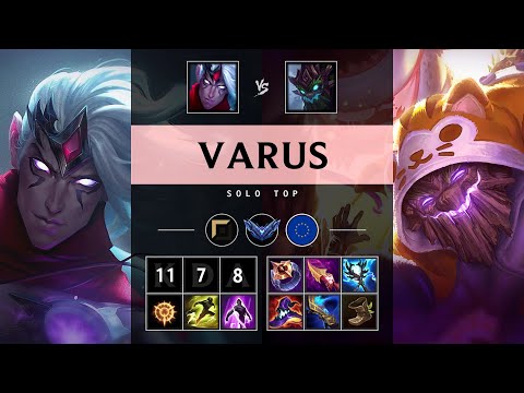 Varus Top vs Maokai - EUW Diamond Patch 25.17